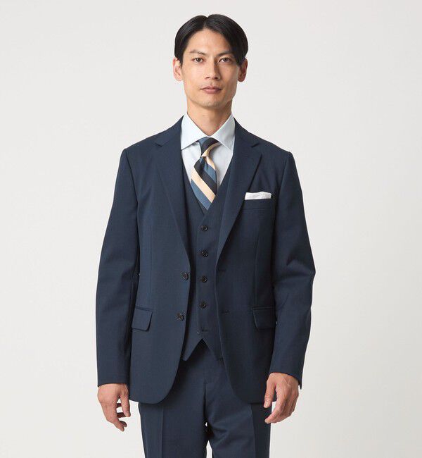 UNITED ARROWS green label relaxing「A+ TWPU サージ 2B スリム セットアップジャケット -ウォッシャブル・ストレッチ-」|スーツ|