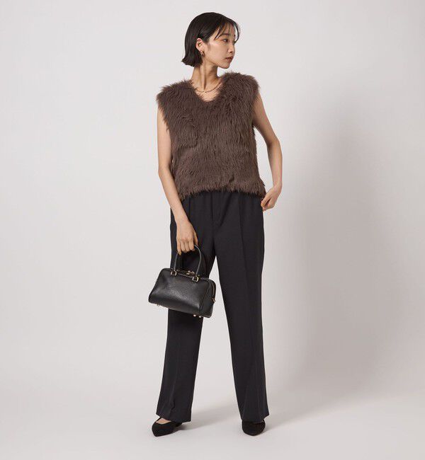 UNITED ARROWS green label relaxing「フェザー ノースリーブ プルオーバー  -ウォッシャブル-」|ベスト・ジレ|