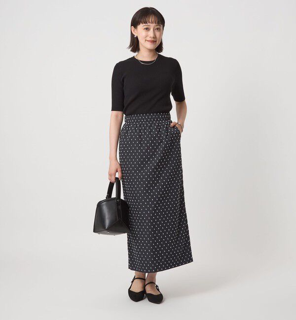 UNITED ARROWS green label relaxing「ドットジャカード タイト スカート」|タイト|