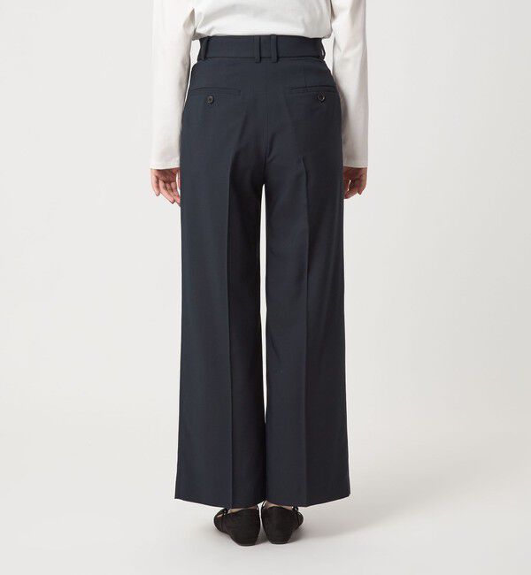 UNITED ARROWS green label relaxing「［size SHORT/TALLあり］キチントボトムス カバー ワイド パンツ」|スラックス|