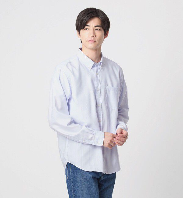 UNITED ARROWS green label relaxing「W/R オックス ボタンダウン シャツ」|シャツ・ブラウス|