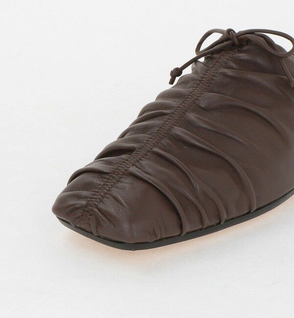 UNITED ARROWS green label relaxing「＜JVAM＞ギャザー フラットシューズ」|ローファー|