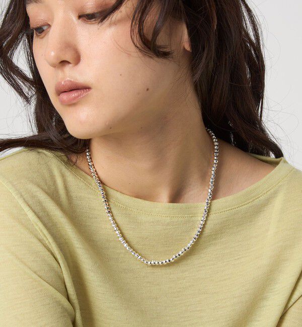 UNITED ARROWS green label relaxing「メタリック ネックレス」|ネックレス|SILVER