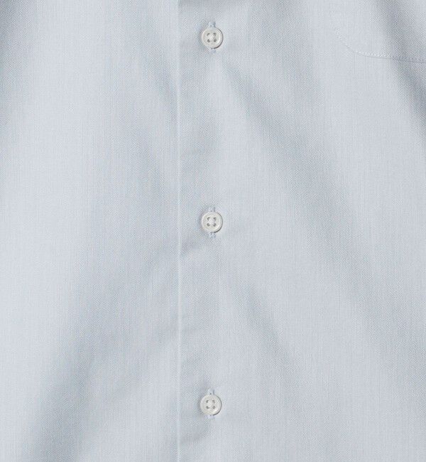 UNITED ARROWS green label relaxing「コットン ヘリンボーン ワイドカラー ドレスシャツ -形態安定-」|シャツ・ブラウス|