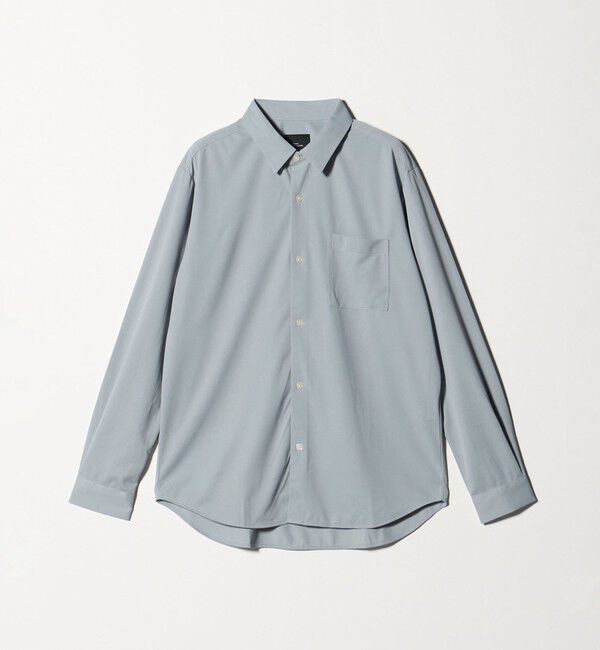 UNITED ARROWS green label relaxing「【WEB限定】JUST fit トリコット ドレープ シャツ」|シャツ・ブラウス|