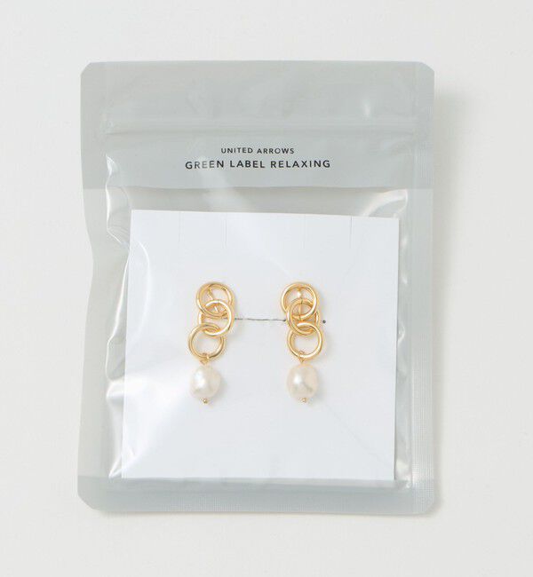 UNITED ARROWS green label relaxing「リング＆淡水パール イヤリング」|イヤリング|