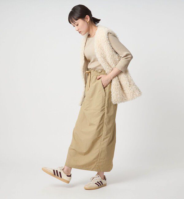 UNITED ARROWS green label relaxing「デコルテ カット ドッキング ワンピース」|ワンピース|