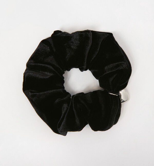 EMMEL REFINES「＜EMMEL REFINES＞EM ハートチャーム ベロアシュシュ」|ヘアゴム・シュシュ|