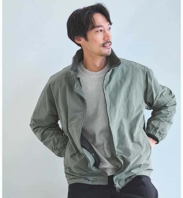 UNITED ARROWS green label relaxing「ベルスタッフ タフタ 3WAY スタンド ブルゾン -撥水・防風-」|ブルゾン・スタジャン|OLIVE
