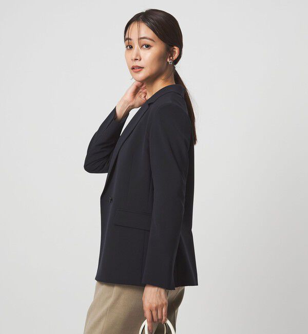 UNITED ARROWS green label relaxing「［size SHORTあり］パウドレ ダブル ジャケット ウォッシャブル ストレッチ」|テーラードジャケット|