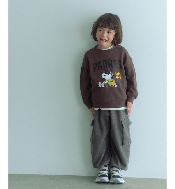 UNITED ARROWS green label relaxing「＜PEANUTS＞コラボレーション MLB 裏毛 スウェット /トレーナー / キッズ  100cm-130cm」|スウェット・ジャージ|