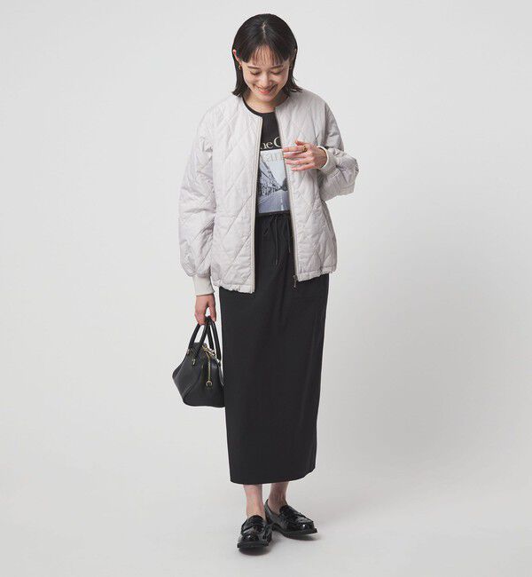 UNITED ARROWS green label relaxing「ダイヤ キルティング ブルゾン 撥水」|ブルゾン・スタジャン|