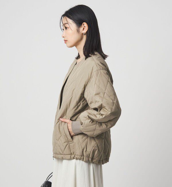 UNITED ARROWS green label relaxing「ダイヤ キルティング ブルゾン 撥水」|ブルゾン・スタジャン|