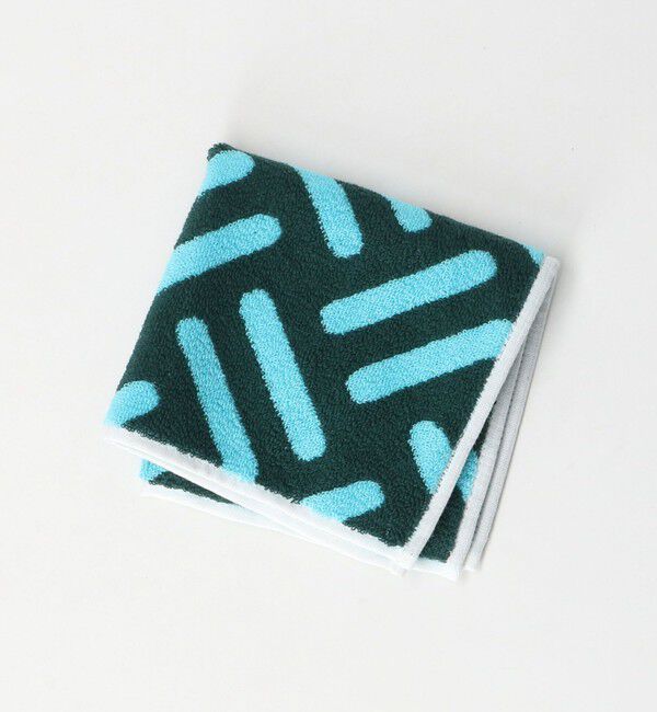 BEAUTY&YOUTH UNITED ARROWS「ジオメトリ タオル ハンカチ」|バンダナ・スカーフ|DK.GREEN