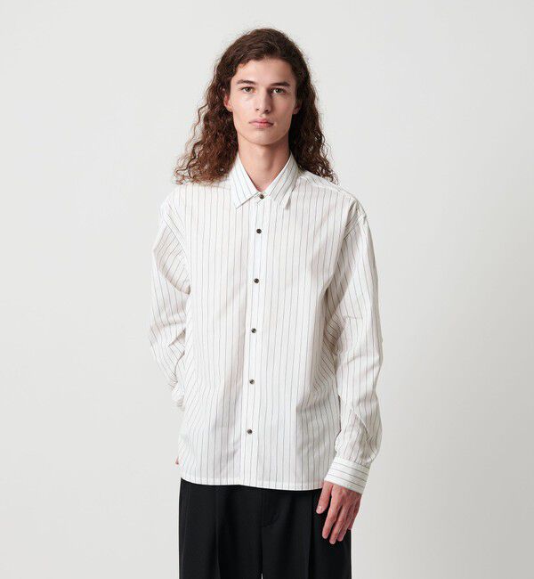 MONKEY TIME「コットン クロップド シャツ」|シャツ・ブラウス|