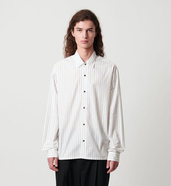 MONKEY TIME「コットン クロップド シャツ」|シャツ・ブラウス|