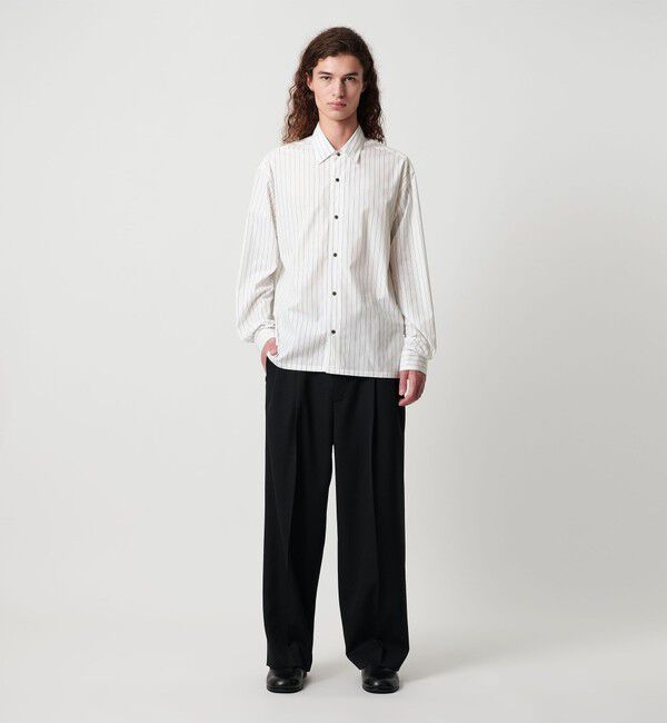 MONKEY TIME「コットン クロップド シャツ」|シャツ・ブラウス|