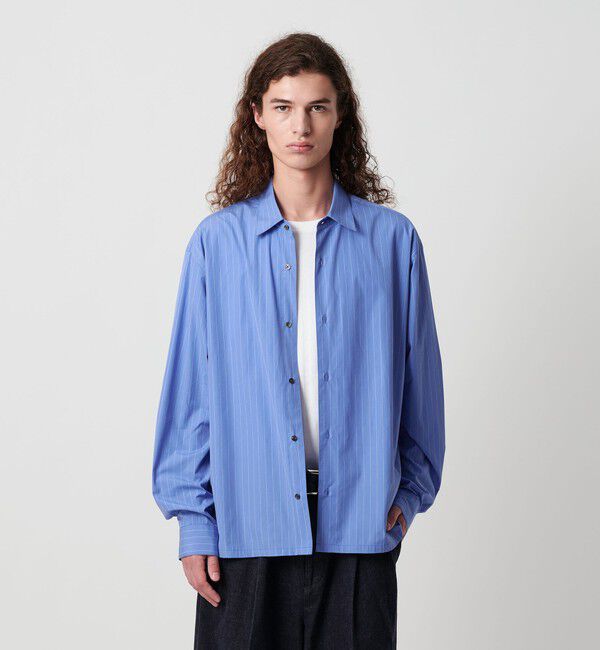 MONKEY TIME「コットン クロップド シャツ」|シャツ・ブラウス|