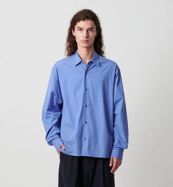 MONKEY TIME「コットン クロップド シャツ」|シャツ・ブラウス|