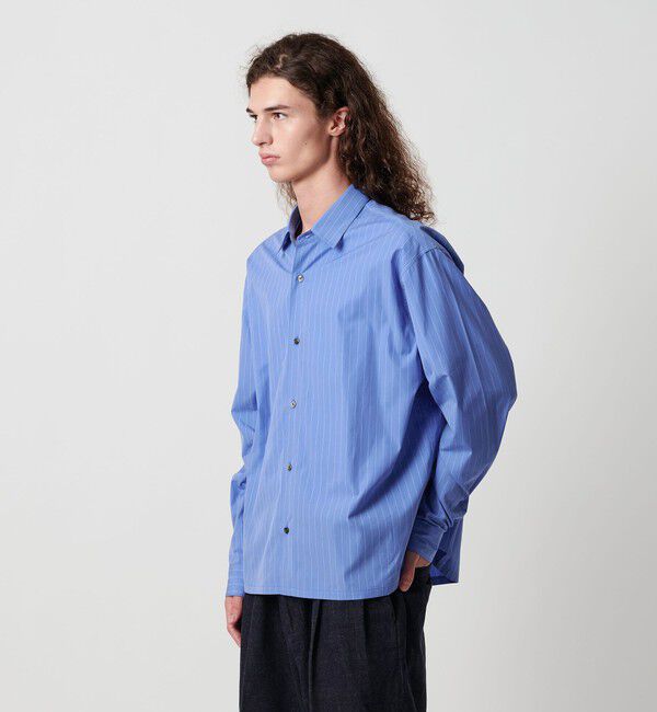 MONKEY TIME「コットン クロップド シャツ」|シャツ・ブラウス|