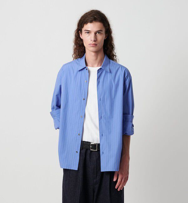 MONKEY TIME「コットン クロップド シャツ」|シャツ・ブラウス|