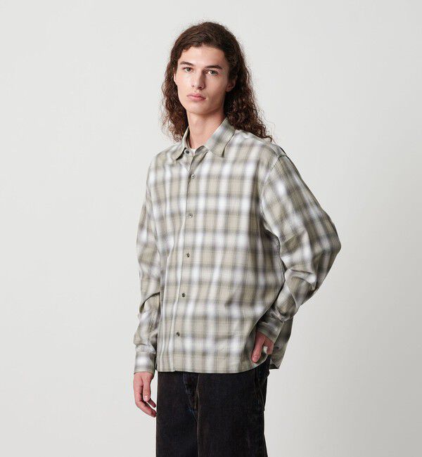 MONKEY TIME「コットン クロップド シャツ」|シャツ・ブラウス|