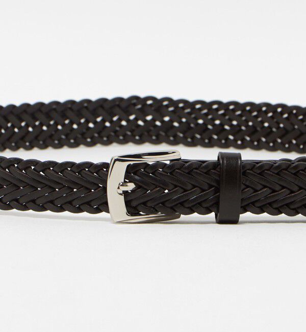 BEAUTY&YOUTH UNITED ARROWS「レザー メッシュ ベルト 25mm」|ベルト|