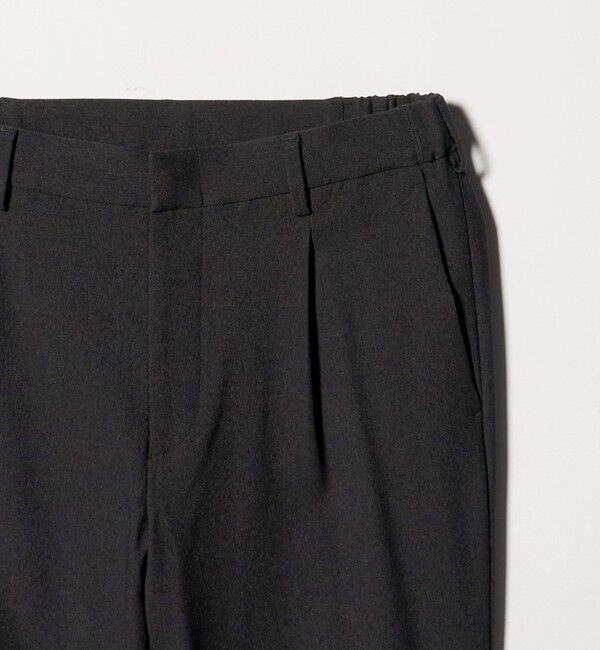 BEAUTY&YOUTH UNITED ARROWS「リサイクル ポリエステル 1プリーツ テーパード パンツ NO.3 セットアップ対応 ウォッシャブル」|チノ|