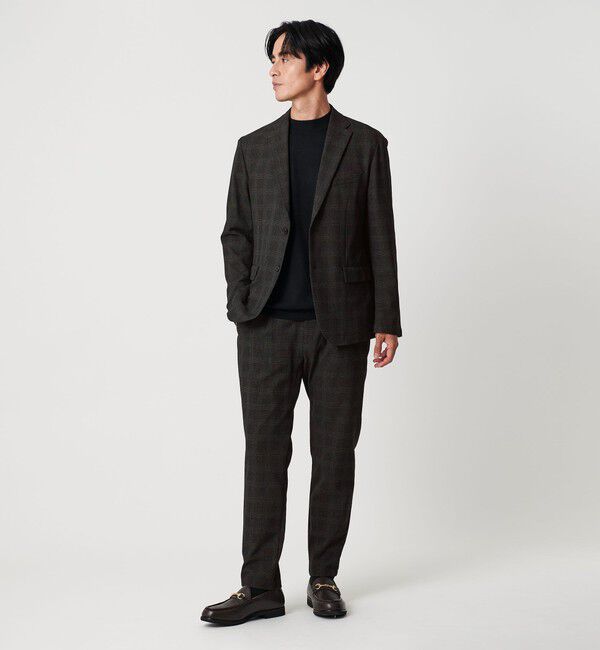 BEAUTY&YOUTH UNITED ARROWS「リサイクル ポリエステル 1プリーツ テーパード パンツ NO.3 セットアップ対応 ウォッシャブル」|チノ|