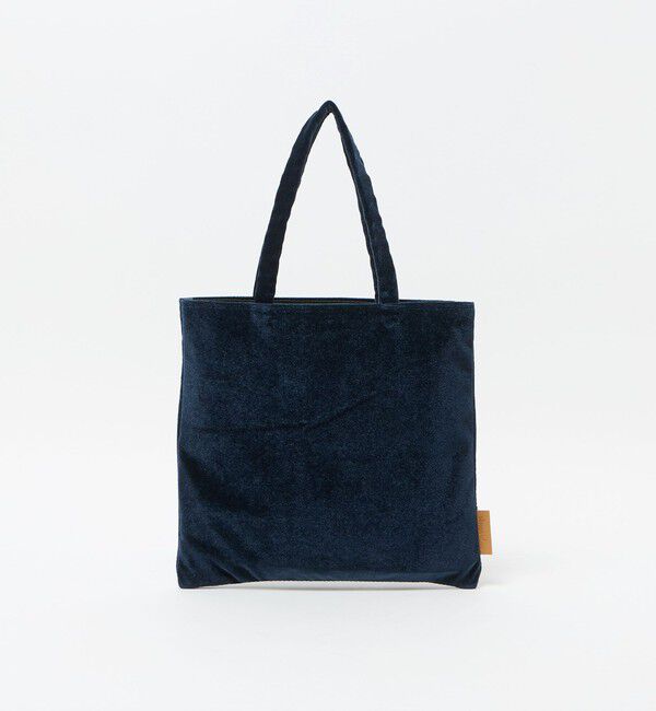 STEVEN ALAN「＜Steven Alan＞ベロア トートバッグ スモール」|トートバッグ|NAVY