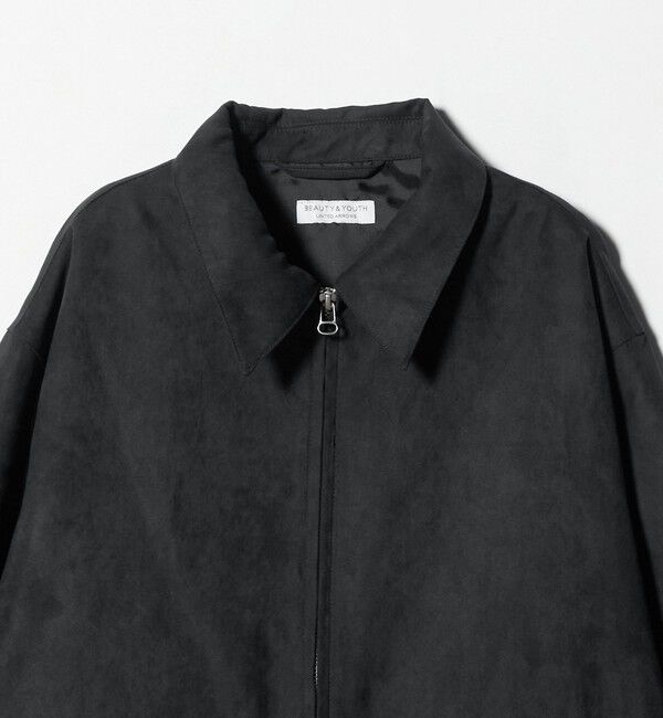 BEAUTY&YOUTH UNITED ARROWS「【WEB限定 WARDROBE SMART】スエードライク ジップ ブルゾン」|ブルゾン・スタジャン|