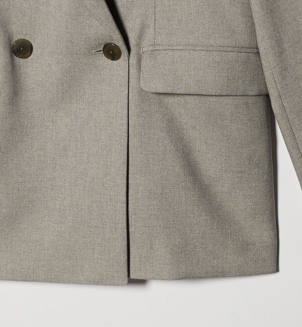 BEAUTY&YOUTH UNITED ARROWS「リネンライク ダブルジャケット」|テーラードジャケット|