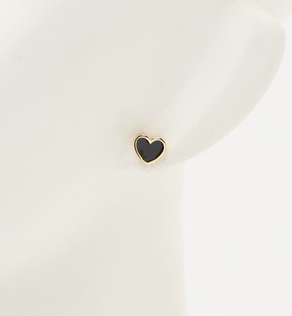 BEAUTY&YOUTH UNITED ARROWS「＜BAQLESS＞Amity Black Heart ピアス」|ピアス|