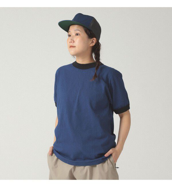 BEAMSBOY「【別注】Goodwear / Short Sleeve Ringer Tee」|Tシャツ・カットソー|NAVY*BLACK