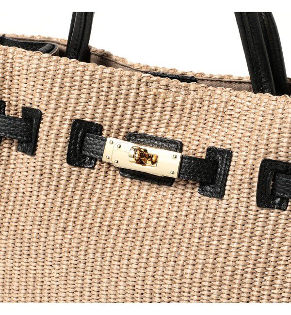 Demi-Luxe BEAMS 「VIOLAd&rsquo;ORO / ラフィア調 クロア バッグ」|トートバッグ|