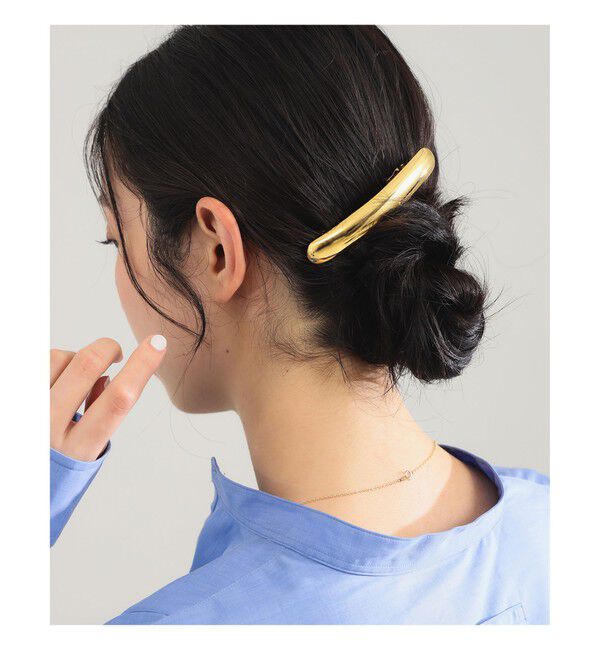Demi-Luxe BEAMS 「LIE STUDIO / The Molly ヘアクリップ ゴールド」|その他|