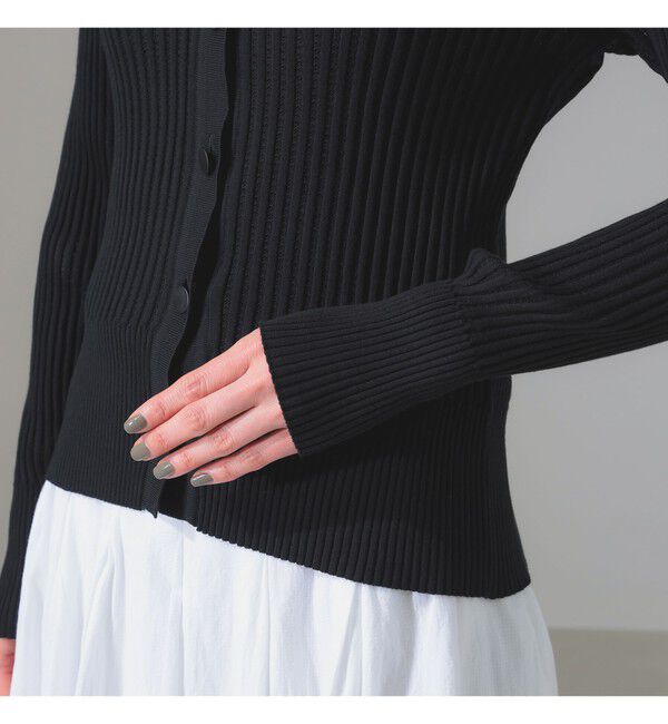 Demi-Luxe BEAMS 「【別注】スタイリスト佐藤佳菜子 &times; SLOANE / リブ カーディガン」|ニット・セーター|