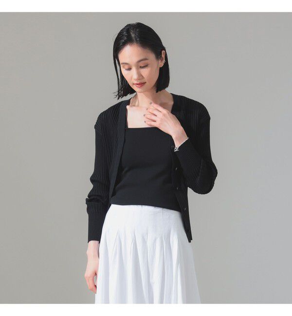Demi-Luxe BEAMS 「【別注】スタイリスト佐藤佳菜子 &times; SLOANE / リブ カーディガン」|ニット・セーター|