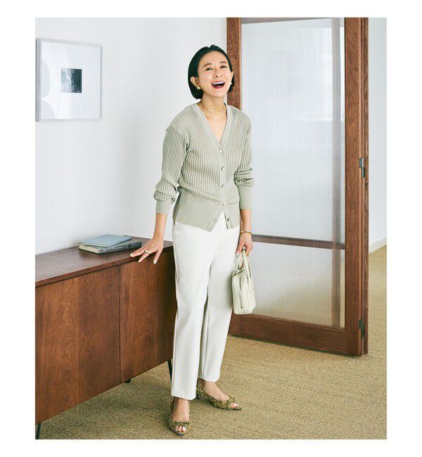 Demi-Luxe BEAMS 「【別注】スタイリスト佐藤佳菜子 &times; SLOANE / リブ カーディガン」|ニット・セーター|