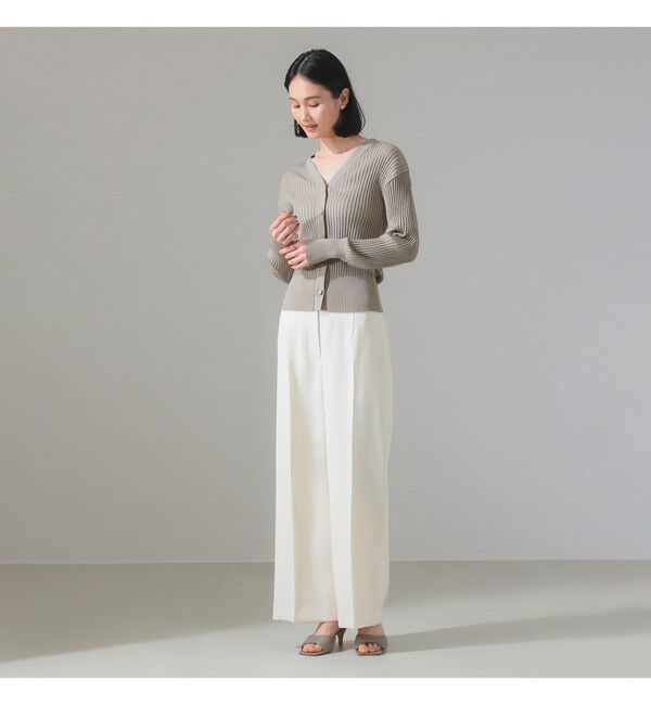 Demi-Luxe BEAMS 「【別注】スタイリスト佐藤佳菜子 &times; SLOANE / リブ カーディガン」|ニット・セーター|