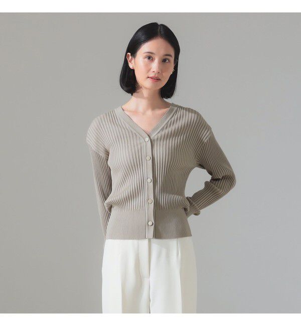 Demi-Luxe BEAMS 「【別注】スタイリスト佐藤佳菜子 &times; SLOANE / リブ カーディガン」|ニット・セーター|
