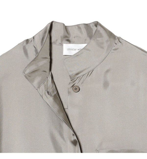 Demi-Luxe BEAMS 「Christian Wijnants / ドレープ シャツ ドレス」|ワンピース|