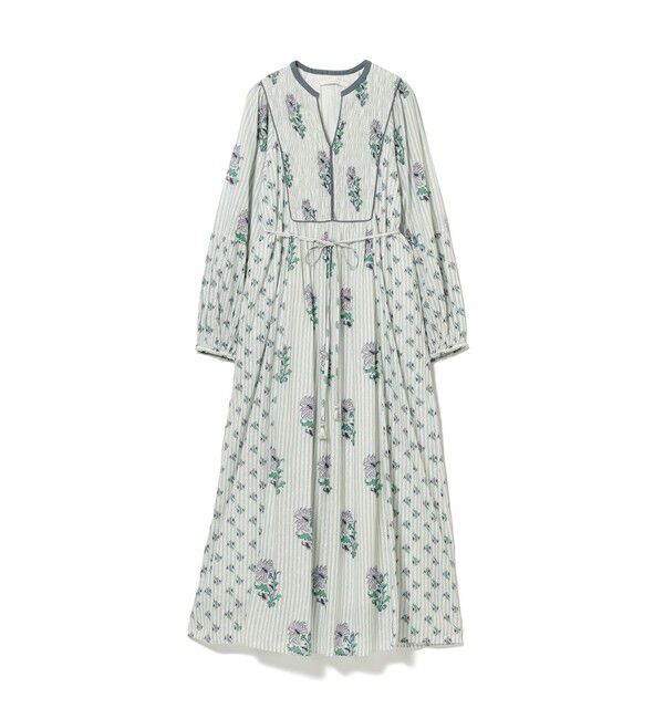 Demi-Luxe BEAMS 「ne Quittez pas / コットンジャカード リリープリント ワンピース」|ワンピース|