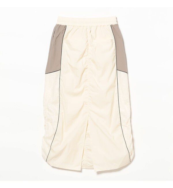 Ray BEAMS 「レース キリカエ トラック スカート」|スカート|