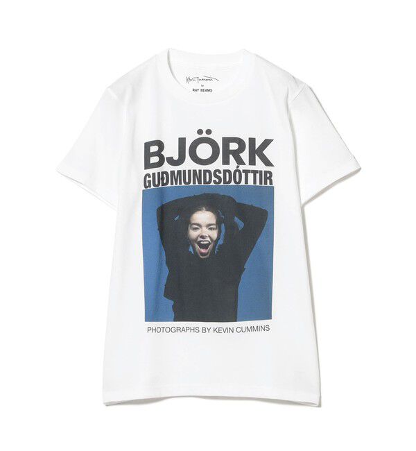 Ray BEAMS 「【別注】Kevin Cummins / 「Bjork」Photo T③」|Tシャツ・カットソー|