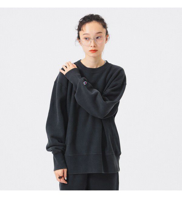 BEAMSBOY「【別注】Champion / バックプリント リバースウィーブ(R) クルー スウェット」|スウェット・ジャージ|