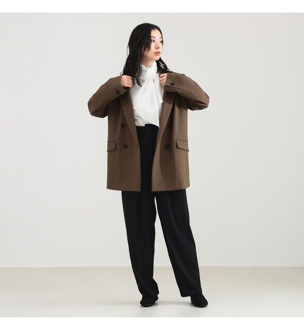 Demi-Luxe BEAMS 「ダブルクロス ロング ジャケット」|ダッフルコート|