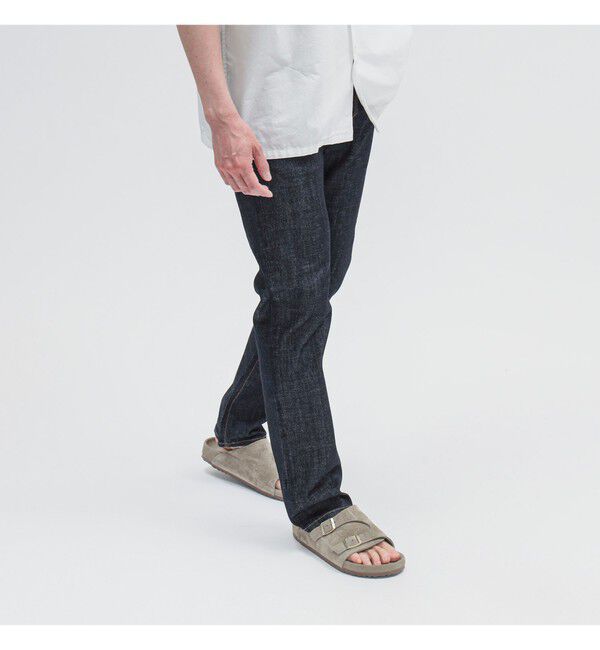 BEAMS「ベーシック ストレッチ デニムパンツ」|デニム|