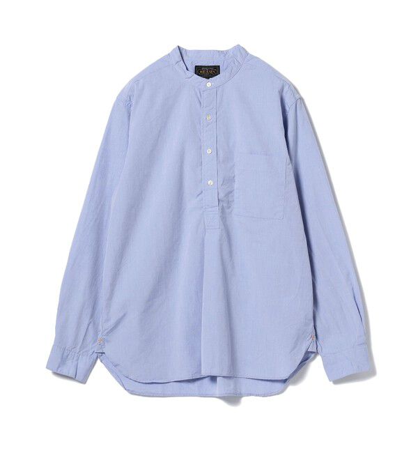 BEAMS PLUS「BEAMS PLUS / Band Collar Pullover 120/3 Broad」|シャツ・ブラウス|