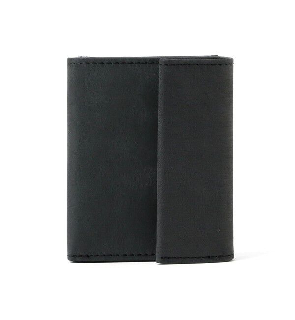 BEAMS「SLOW &times; BEAMS / 別注 3Fold Wallet」|財布|BLACK